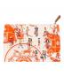 HERMES (エルメス) Silky Pocketフラットコスメポーチ アイボリー サイズ:-：50000円