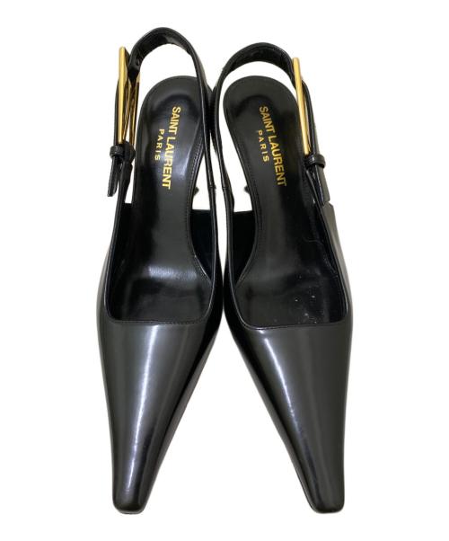 Saint Laurent Paris（サンローランパリ）Saint Laurent Paris (サンローランパリ) リースリングバックパンプス ブラック サイズ:34の古着・服飾アイテム