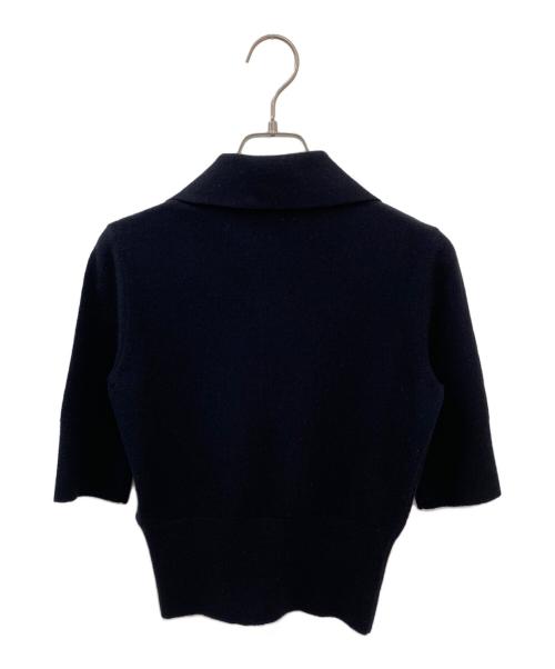 patou（パトゥ）patou (パトゥ) 半袖ニット ブラック サイズ:XSの古着・服飾アイテム