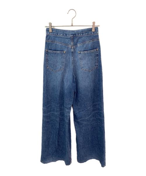 JOHN LAWRENCE SULLIVAN（ジョン ローレンス サリバン）JOHN LAWRENCE SULLIVAN (ジョン ローレンス サリバン) WASHED DENIM WIDE PANTS インディゴ サイズ:Sの古着・服飾アイテム