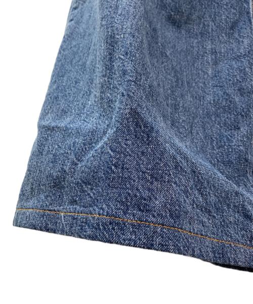 JOHN LAWRENCE SULLIVAN（ジョン ローレンス サリバン）JOHN LAWRENCE SULLIVAN (ジョン ローレンス サリバン) WASHED DENIM WIDE PANTS インディゴ サイズ:Sの古着・服飾アイテム