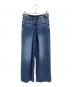 JOHN LAWRENCE SULLIVAN（ジョン ローレンス サリバン）の古着「WASHED DENIM WIDE PANTS」｜インディゴ