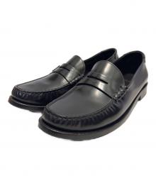 Saint Laurent Paris（サンローランパリ）の古着「Le Loafer Penny Slippers　ペニーローファー」｜ブラック