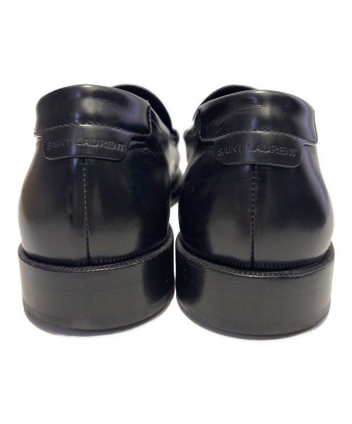 Saint Laurent Paris（サンローランパリ）Saint Laurent Paris (サンローランパリ) Le Loafer Penny Slippers　ペニーローファー ブラック サイズ:41ハーフの古着・服飾アイテム