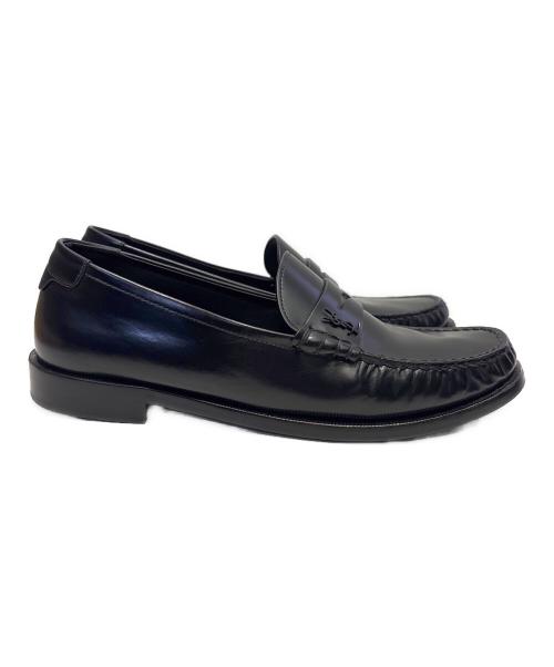 Saint Laurent Paris（サンローランパリ）Saint Laurent Paris (サンローランパリ) Le Loafer Penny Slippers　ペニーローファー ブラック サイズ:41ハーフの古着・服飾アイテム