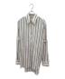 MM6 Maison Margiela（エムエムシックスメゾンマルジェラ）の古着「ストライプシャツ」｜アイボリー