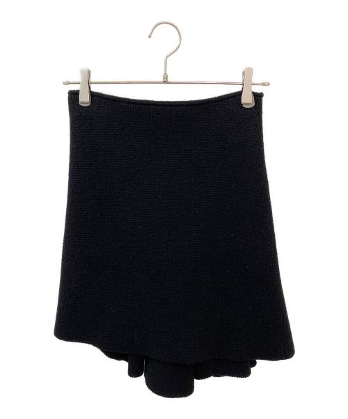 BOTTEGA VENETA（ボッテガベネタ）BOTTEGA VENETA (ボッテガベネタ) Wool Blend Skirt ブラック サイズ:XSの古着・服飾アイテム