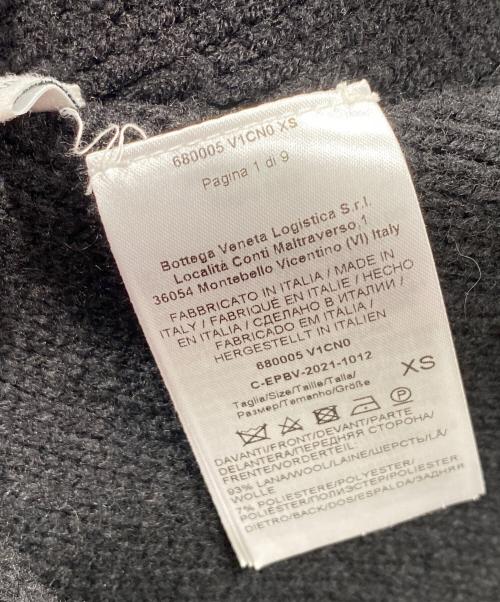 BOTTEGA VENETA（ボッテガベネタ）BOTTEGA VENETA (ボッテガベネタ) Wool Blend Skirt ブラック サイズ:XSの古着・服飾アイテム