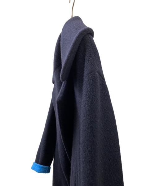 ENFOLD（エンフォルド）ENFOLD (エンフォルド) ウールリバーチェスターコート ネイビー サイズ:36の古着・服飾アイテム