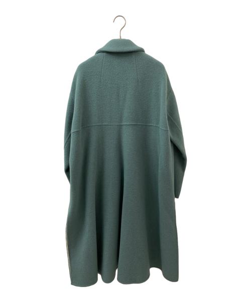 ENFOLD（エンフォルド）ENFOLD (エンフォルド) ダブルビーバースリットチェスターコート グリーン サイズ:36の古着・服飾アイテム