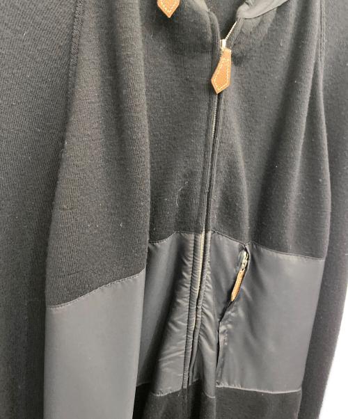 HERMES（エルメス）HERMES (エルメス) ニットジップジャケット ネイビー サイズ:Lの古着・服飾アイテム