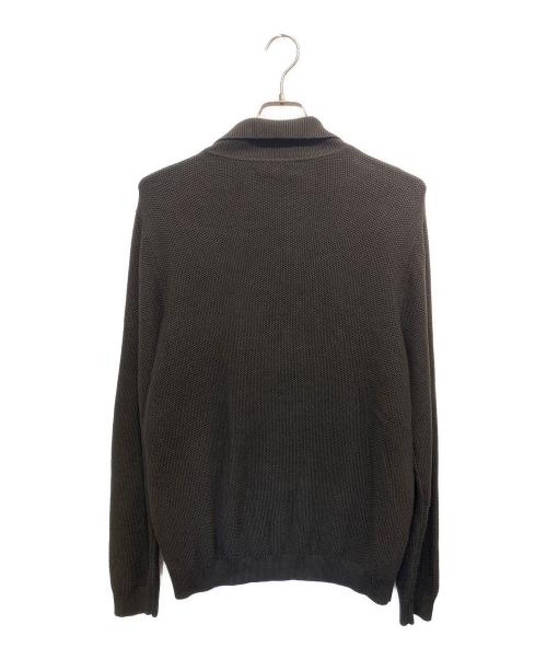 HERMES（エルメス）HERMES (エルメス) ニットジップアップジャケット ブラウン サイズ:Mの古着・服飾アイテム