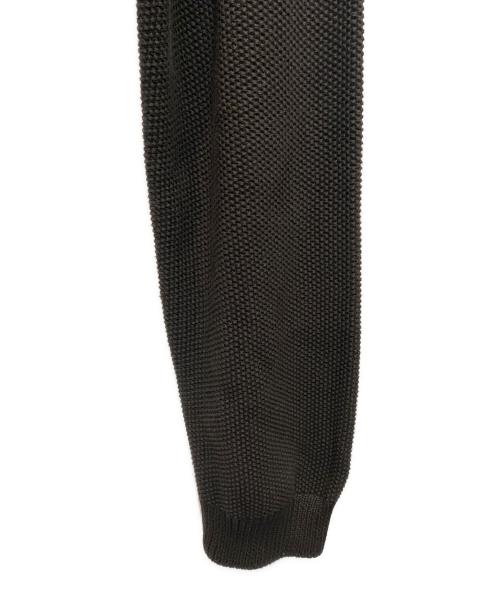 HERMES（エルメス）HERMES (エルメス) ニットジップアップジャケット ブラウン サイズ:Mの古着・服飾アイテム