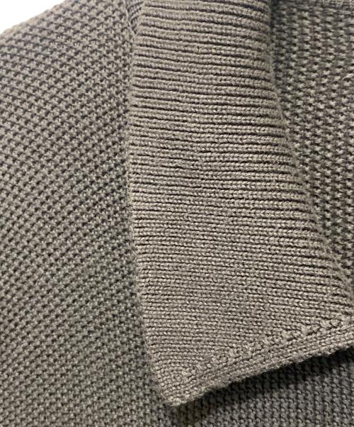 HERMES（エルメス）HERMES (エルメス) ニットジップアップジャケット ブラウン サイズ:Mの古着・服飾アイテム