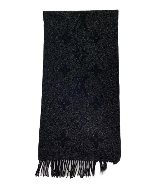 LOUIS VUITTON（ルイ ヴィトン）LOUIS VUITTON (ルイ ヴィトン) エシャルプ・レイキャビック スパークル ブラックの古着・服飾アイテム