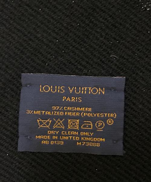 LOUIS VUITTON（ルイ ヴィトン）LOUIS VUITTON (ルイ ヴィトン) エシャルプ・レイキャビック スパークル ブラックの古着・服飾アイテム