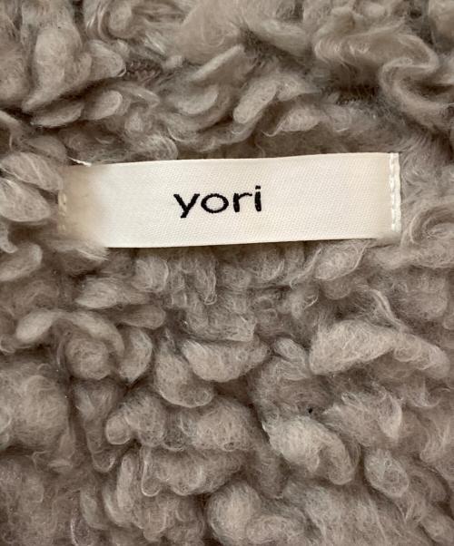 YORI（ヨリ）YORI (ヨリ) プードルフードジレ グレー サイズ:Fの古着・服飾アイテム