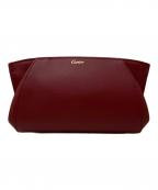 Cartierカルティエ）の古着「C ドゥ カルティエポーチ」｜レッド