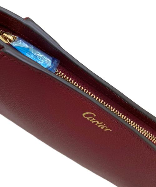 Cartier（カルティエ）Cartier (カルティエ) C ドゥ カルティエポーチ レッドの古着・服飾アイテム