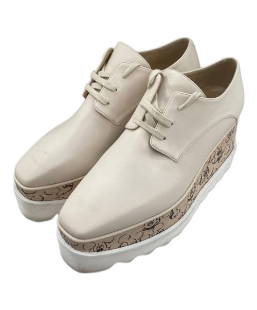 STELLA McCARTNEY（ステラマッカートニー）STELLA McCARTNEY (ステラマッカートニー) DISNEY (ディズニー) プラットフォームシューズ ベージュ サイズ:36の古着・服飾アイテム