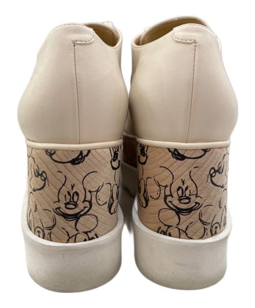 STELLA McCARTNEY（ステラマッカートニー）STELLA McCARTNEY (ステラマッカートニー) DISNEY (ディズニー) プラットフォームシューズ ベージュ サイズ:36の古着・服飾アイテム