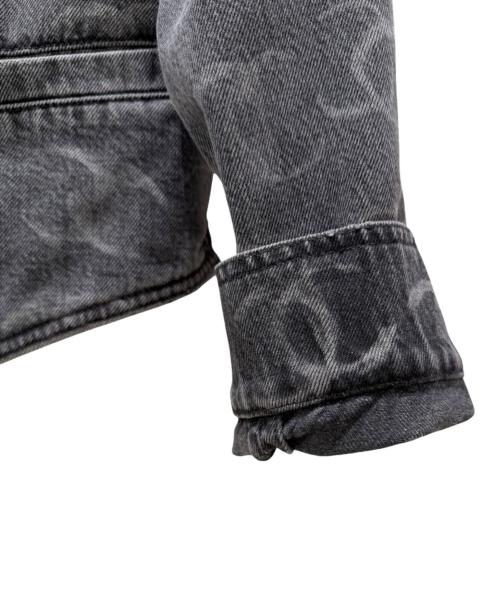 CHANEL（シャネル）CHANEL (シャネル) ココマークデニムジャケット グレー サイズ:34の古着・服飾アイテム