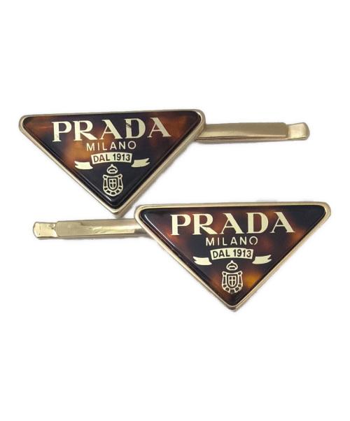 PRADA（プラダ）PRADA (プラダ) トライアングルヘアピンの古着・服飾アイテム
