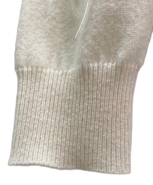 MYLAN（マイラン）MYLAN (マイラン) Cashmere Knit with Feathers アイボリー サイズ:Freeの古着・服飾アイテム