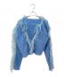 MYLAN (マイラン) Wool Mohair Knit Feather Cardigan スカイブルー サイズ:F：50000円