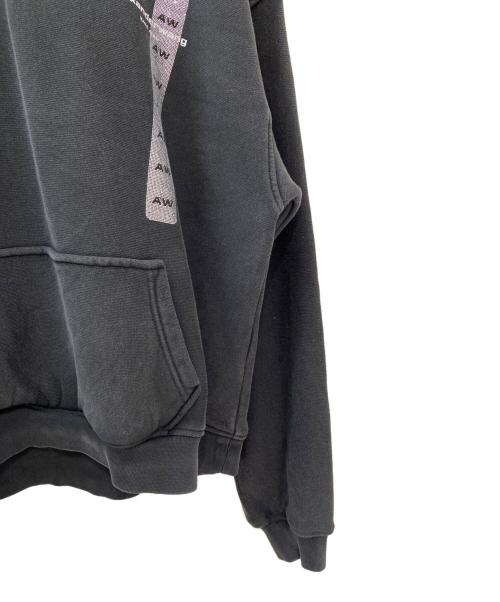 ALEXANDER WANG（アレキサンダー・ワン）ALEXANDER WANG (アレキサンダー・ワン) グラフィックパーカー ブラック サイズ:Mの古着・服飾アイテム