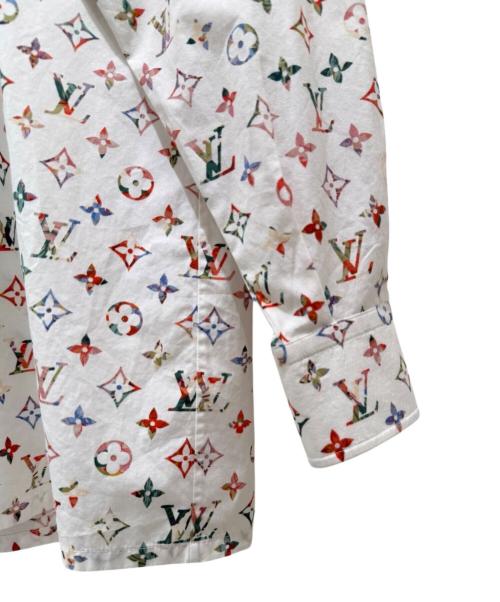 LOUIS VUITTON（ルイ ヴィトン）LOUIS VUITTON (ルイ ヴィトン) モノグラム 長袖シャツ ホワイト サイズ:40の古着・服飾アイテム