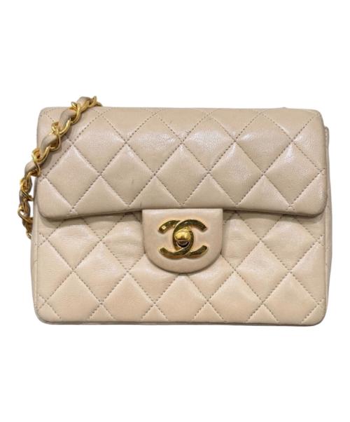 CHANEL（シャネル）CHANEL (シャネル) ショルダーバッグ ベージュ サイズ:17の古着・服飾アイテム