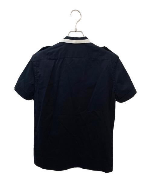 GUCCI（グッチ）GUCCI (グッチ) 半袖シャツ ネイビー サイズ:38の古着・服飾アイテム