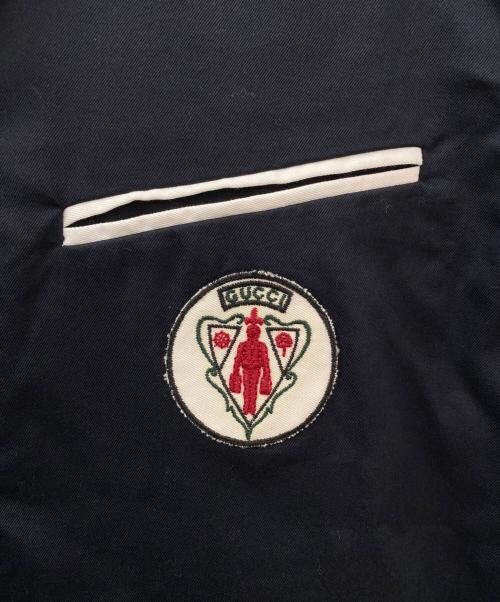 GUCCI（グッチ）GUCCI (グッチ) 半袖シャツ ネイビー サイズ:38の古着・服飾アイテム