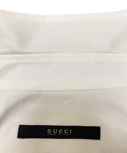 GUCCI（グッチ）GUCCI (グッチ) ミリタリーシャツ ホワイト サイズ:38の古着・服飾アイテム