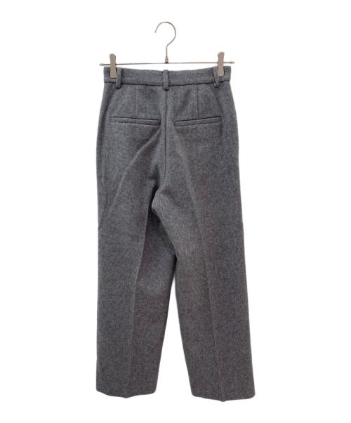 Spick and Span（スピック＆スパン）Spick and Span (スピック＆スパン) Higuchi*Sビーバーストレートタックパンツ ライトグレー サイズ:36の古着・服飾アイテム