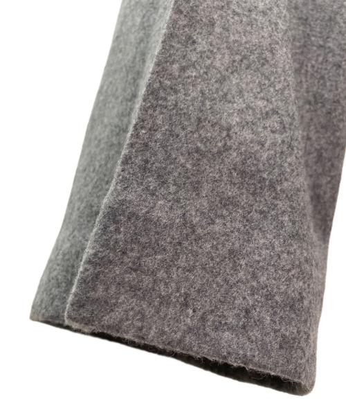 Spick and Span（スピック＆スパン）Spick and Span (スピック＆スパン) Higuchi*Sビーバーストレートタックパンツ ライトグレー サイズ:36の古着・服飾アイテム