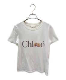Chloe（クロエ）の古着「ロゴTシャツ」｜ホワイト