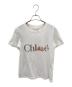 Chloe（クロエ）の古着「ロゴTシャツ」｜ホワイト