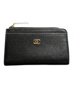 CHANELシャネル）の古着「ココマーク フラグメントケース」｜ブラック