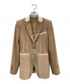 BURBERRYバーバリー）の古着「Contrast Seam Blazer」｜ベージュ