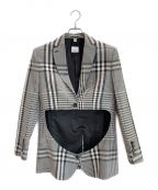 BURBERRYバーバリー）の古着「変形ジャケット」｜グレー