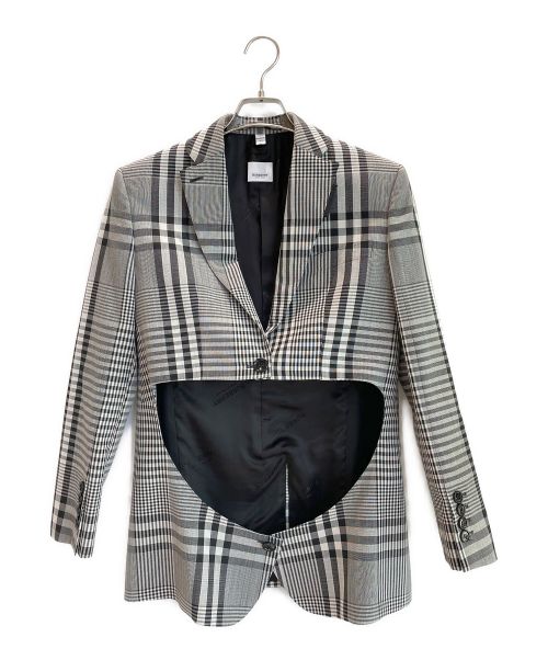 BURBERRY（バーバリー）BURBERRY (バーバリー) 変形ジャケット グレー サイズ:38の古着・服飾アイテム