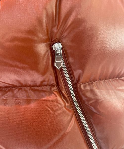 HERMES（エルメス）HERMES (エルメス) フード付ダウンベスト ブラウン サイズ:48 未使用品の古着・服飾アイテム