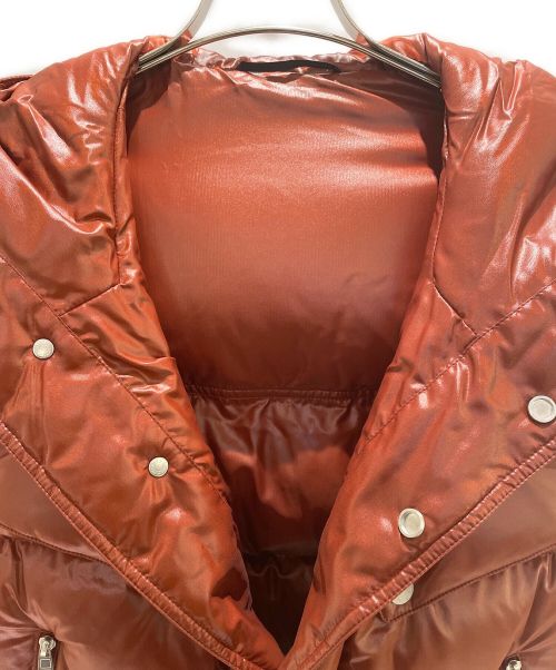 HERMES（エルメス）HERMES (エルメス) フード付ダウンベスト ブラウン サイズ:48 未使用品の古着・服飾アイテム