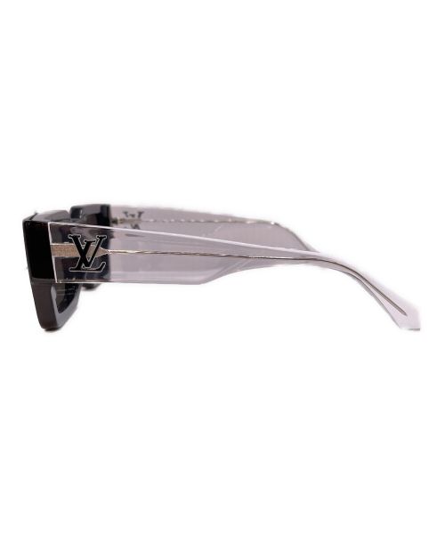 LOUIS VUITTON（ルイ ヴィトン）LOUIS VUITTON (ルイ ヴィトン) LVクラッシュ スクエアサングラス ブラック×クリア サイズ:54□21 155の古着・服飾アイテム