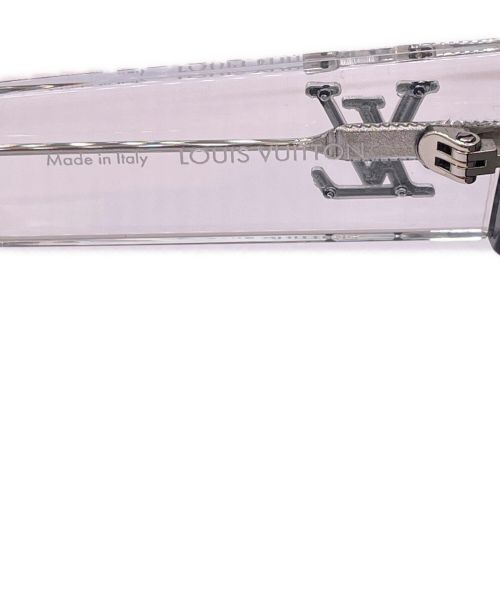 LOUIS VUITTON（ルイ ヴィトン）LOUIS VUITTON (ルイ ヴィトン) LVクラッシュ スクエアサングラス ブラック×クリア サイズ:54□21 155の古着・服飾アイテム