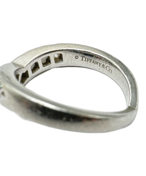 TIFFANY & Co.（ティファニー）TIFFANY & Co. (ティファニー) Vバンドダイヤモンドリング サイズ:6号の古着・服飾アイテム