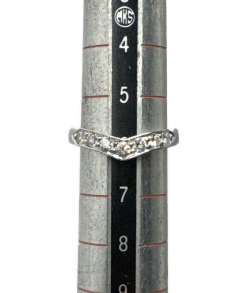 TIFFANY & Co.（ティファニー）TIFFANY & Co. (ティファニー) Vバンドダイヤモンドリング サイズ:6号の古着・服飾アイテム