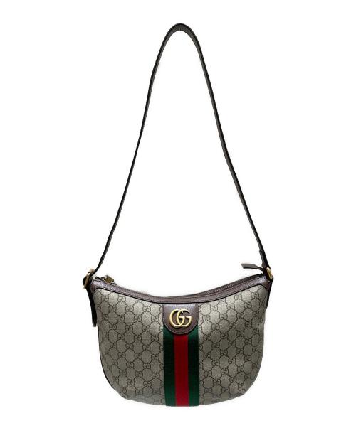 GUCCI（グッチ）GUCCI (グッチ) GGスモールショルダーバッグ ベージュ サイズ:-の古着・服飾アイテム